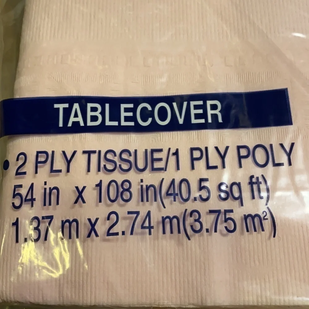 BUNDLE of 8 Sensations Table Covers Events Feast Barbecue Tablecloths